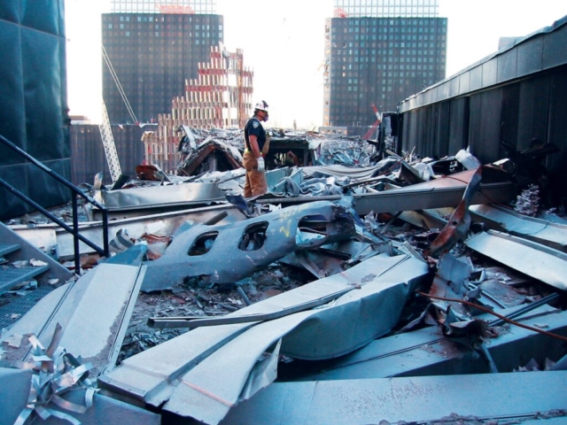 Fatal Terrorist Attack (65 onboard; 600 on the ground/south WTC tower) - Boeing 767-222, N591UA, Flight 175, New York City's World Trade Center, South Tower, September 11, 2001